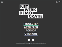 Tablet Screenshot of netdem.nl
